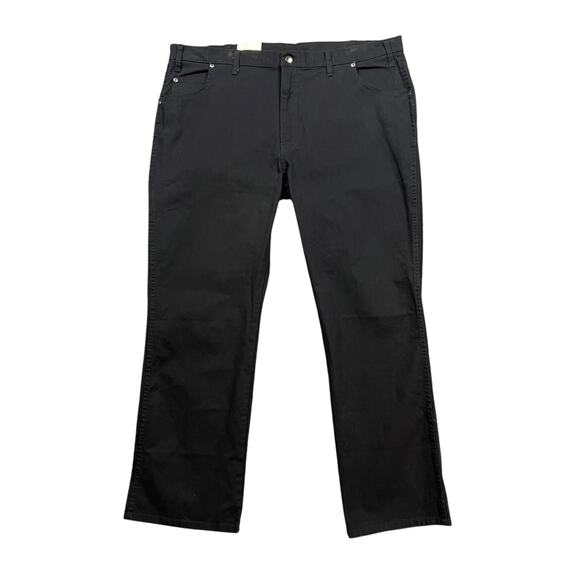 Dickies Jeans Men 44 Black Flex Dungaree Straight Leg Workwear Stretch Cotton - Picture 1 of 10